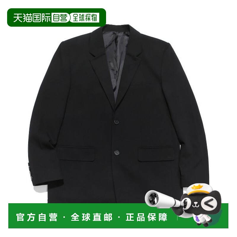 韩国直邮YALE WOOL OVER FIT SINGLE BLAZER JACKET BLACK夹克YC6