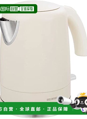 【日本直邮】Iris Ohyama爱丽思欧雅玛 电水壶1L IKE-D1000-CW白