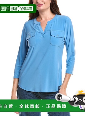 自营 jones new yorkJones纽约纯色上衣-蓝色 美国奥莱直发