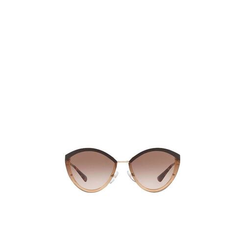 Prada 徽标尖头太阳镜 0PR07US