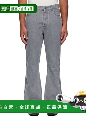1h可退 香港直邮潮奢 J.W. Anderson 男士 灰色 Bootcut 牛仔裤 D