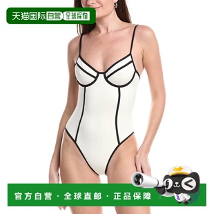 自营WeWoreWhat Danielle One-Piece - white 美国奥莱直发