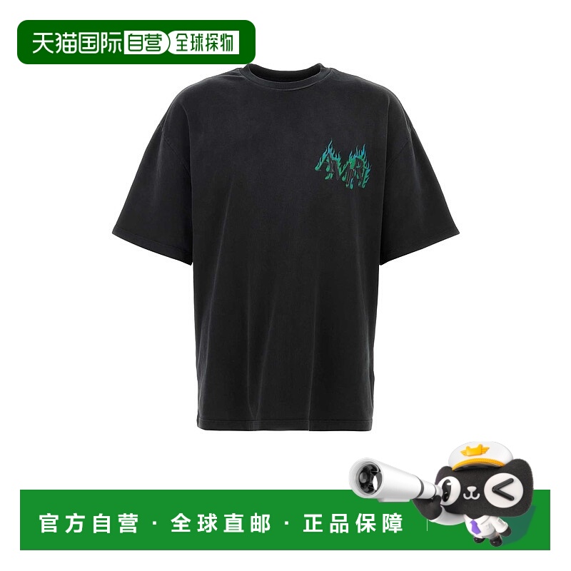 1h可退 香港直邮AMIRI 男士T恤 AMTOJR1115BLACK SS2026 黑色 Sla