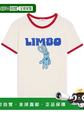 香港直邮CELINE 男士T恤 RX0AH0F16GBL6 AW2025白色短袖男装