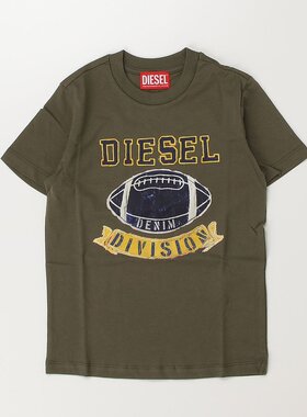 DIESEL KIDS 品牌标志短袖T恤 j02117kyawx