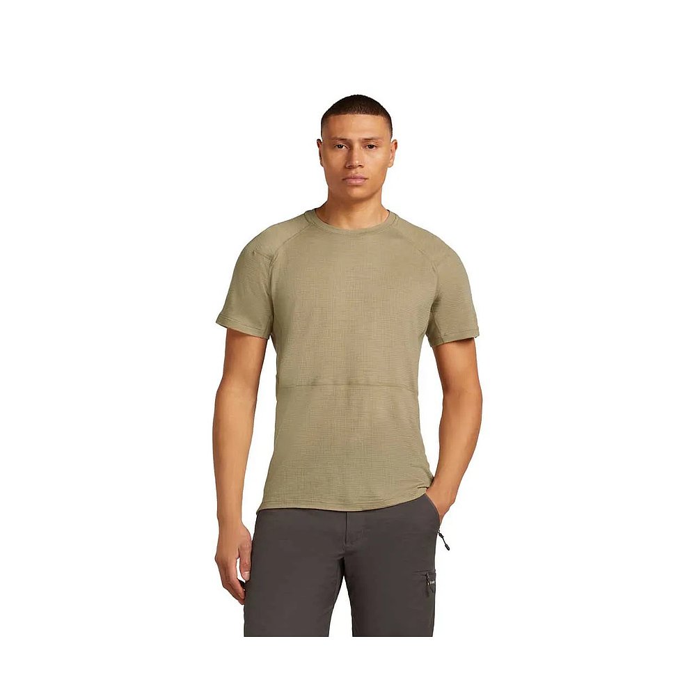 香港直邮ICEBREAKER 美利奴羊毛 200 华夫格 Elevation 短袖T恤