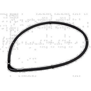 【日本直邮】PHITEN法藤项链拉库瓦磁性钛项链S-黑色x黑色55厘米