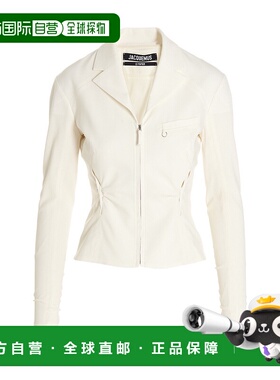 香港直邮Jacquemus La Veste Neru 徽标休闲夹克 223JA020-1075