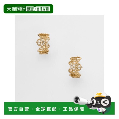 日本直邮日潮 agete 阿卡朵K10钻石耳环《agete 35周年》贝壳复古