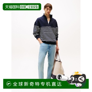 日本直邮Tommy Hilfiger 莱赛尔微弹潮流复古休闲浅色直筒牛仔裤