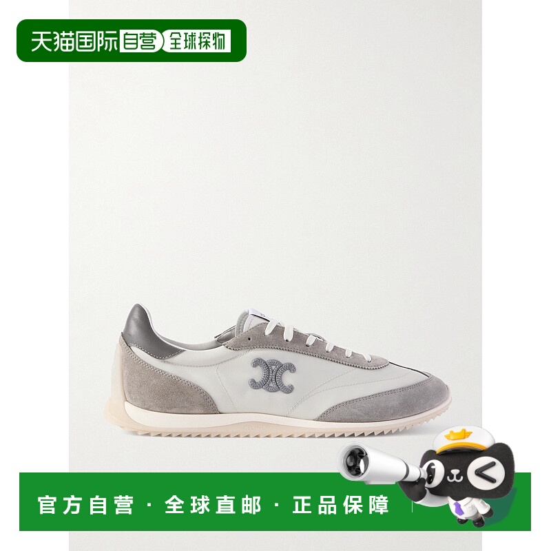 1h可退 香港直邮潮奢 Celine 思琳 男士 Racer and Shell Logo刺