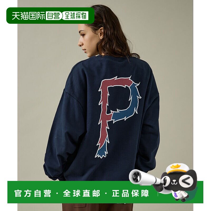 日本直邮ABAHOUSE POLER BIG LOGO CREW 卫衣外套情侣装 - 实物图