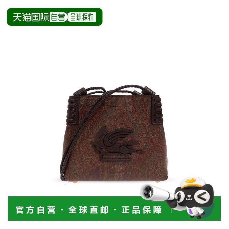 1h可退 香港直邮潮奢 Etro 艾特罗 女士 飞马图案单肩包 WP1D0041