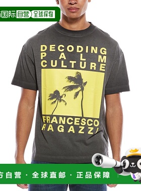 自营Palm Angels Decoding Palm Culture T-Shirt - black 美国奥