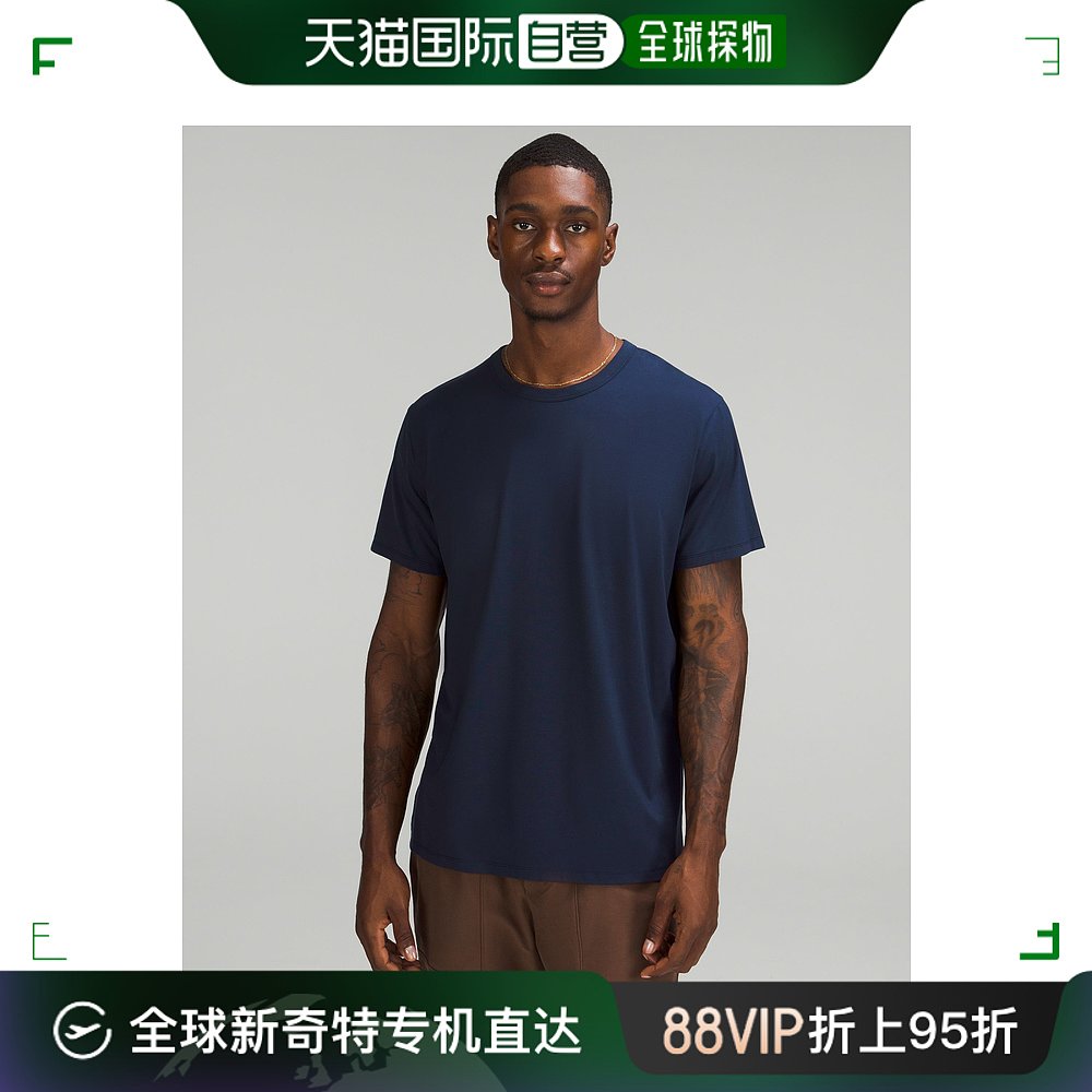 香港直邮潮奢 Lululemon 男士 T-Shirt | & Tee's 基础款短袖衬衫 运动/瑜伽/健身/球迷用品 瑜伽t恤 原图主图