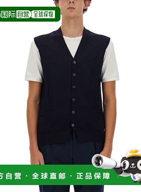 香港直邮Ballantyne 男士马甲 B2S01116W0213777 AW2025 蓝色