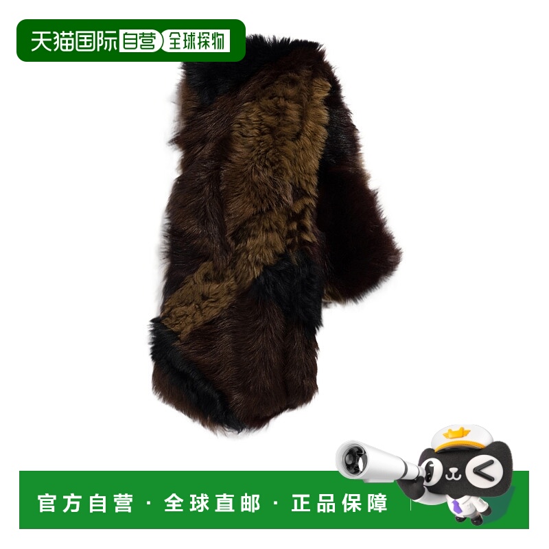 香港直邮Miu Miu 羊毛拼接披肩 MPY055181PSOOO