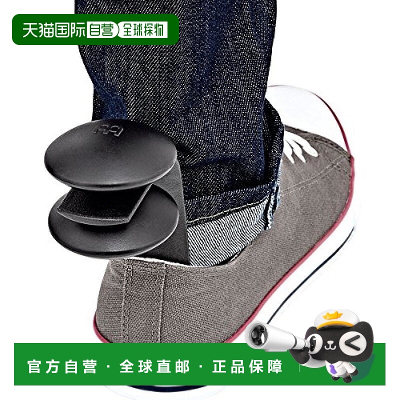 日本直邮德国麦尔箱鼓伴侣非洲鼓专用脚后跟摇铃黑色