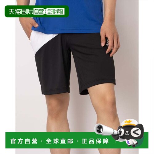 日本直邮Adidas/阿迪达斯时尚拼色百搭松紧五分运动短裤日版男款