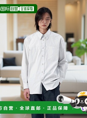 韩国直邮INSILENCE设计师款通用日常休闲宽松时尚衬衫IM2J4SH02GY