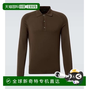 男士 汤姆 福特 brown棕色 羊毛Polo衫 香港直邮Tom 1h可退 Ford