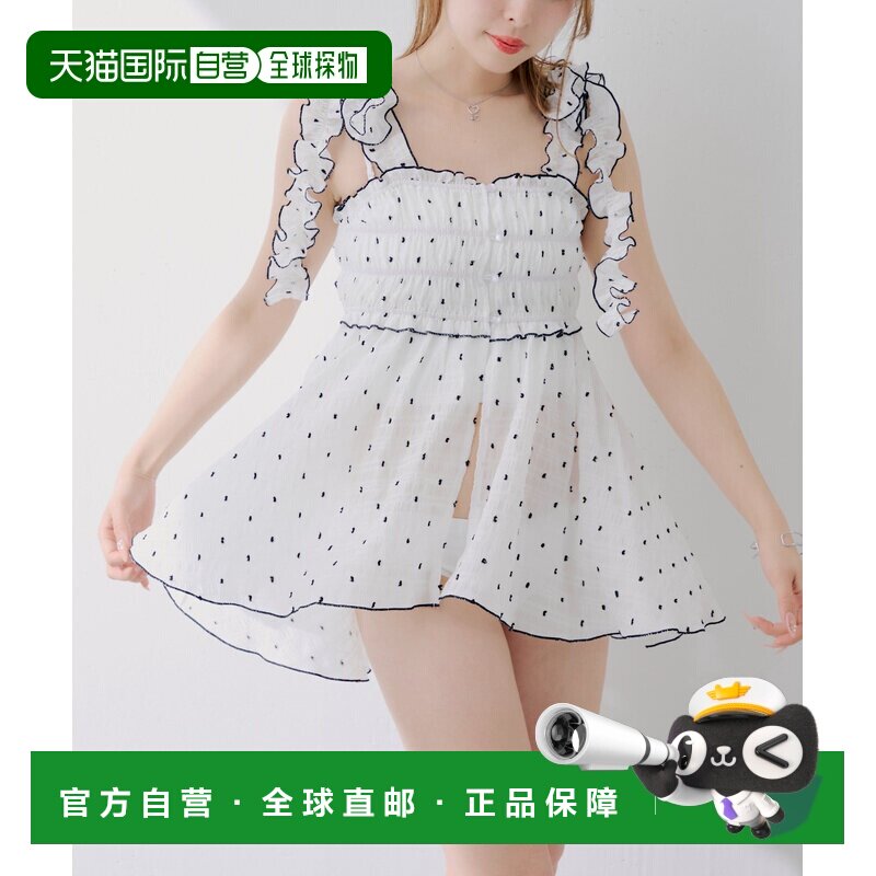 日本直邮Chico 女装 泳装三件套吊带连衣裙式比基尼 CHZ5061616A0