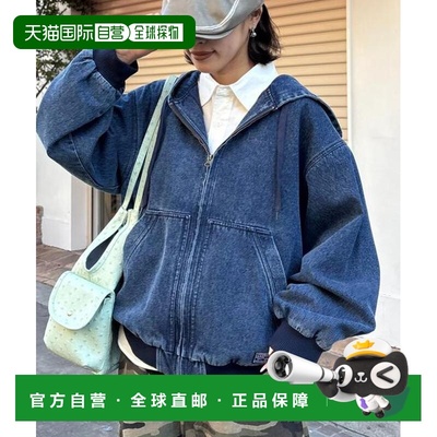 1h可退 日本直邮官方授权 CIAOPANIC TYPY 【UNISEX】牛仔连帽夹