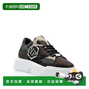 自营 philipp plein哥斯拉奔跑者 - 迷彩 美国奥莱直发运动鞋男鞋