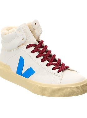 【美国奥莱】直发 VEJA Minotaur 冬季皮革运动鞋 - 白色