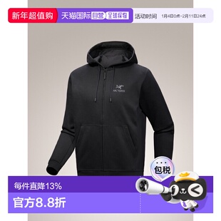 1h可退 加拿大直邮Arc'teryx Emblem Fleece 男款全拉链连帽保暖