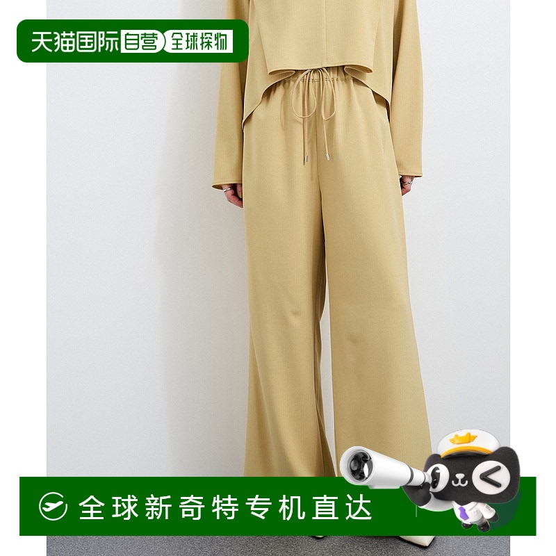 日本直邮LE CERCLE女士宽松条纹阔腿裤 2024BGUS64030