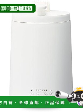 【日本直邮】Doshisha 蒸汽加湿器 洗净功能 3L 约16.56平用 白色