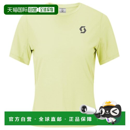 欧洲直邮SCOTT 女士户外T恤 9166369PASTELYELLOW CO 黄色
