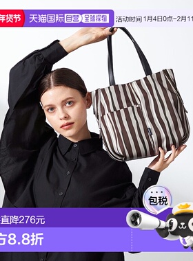 日本直邮Y'SACCS 伊萨克绘画条纹迷你托特包 [YS1509AW014900] 女