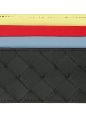 潮奢 Bottega Veneta 葆蝶家 男士 编织图案卡夹 796387VCPQG