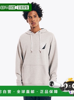 自营 Nautica 男士 Urban Necessities X Nautica 图案套头连帽衫