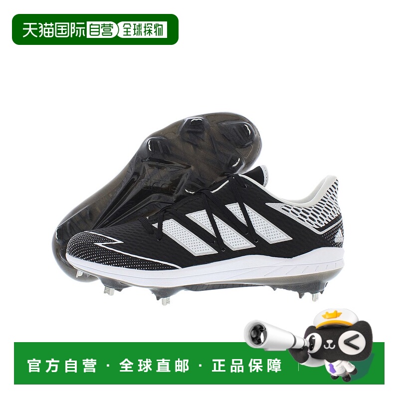 美国直邮Adidas阿迪达斯男士日常百搭运动鞋黑白简约时尚透气休闲