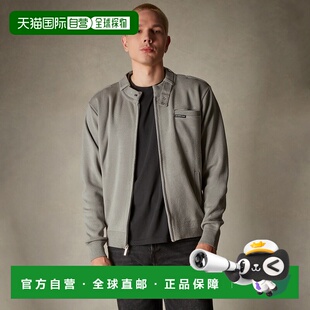 自营 members onlyMen's Iconic Racer Sweater - grey 美国奥莱