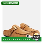 香港直邮潮奢 女士 TOD 1h可退 托德斯 Gommino 绒面革凉拖