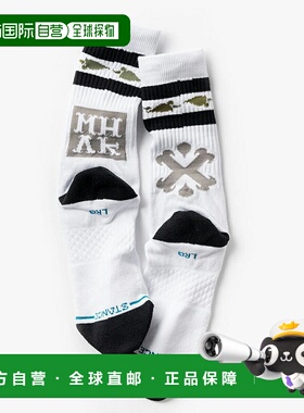日本直邮STANCE SOCKS x MHAK x KICKS LAB. KL MHAK 男士袜子白A