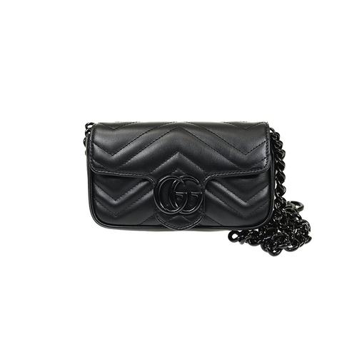 Gucci/古驰 GG Marmont 皮革斜挎包斜挎包699757UM8KV1000女