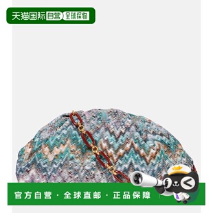 1h可退 香港直邮MISSONI 米索尼 女士 之字纹中号肩包 colorful花