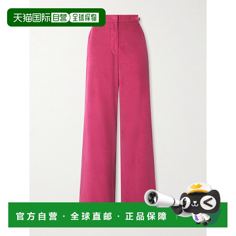 1h可退 香港直邮Gabriela Hearst 女士 Vesta 棉质灯芯绒直筒裤 3