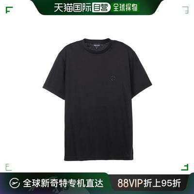 香港直邮Armani阿玛尼男士T恤黑色百搭棉质3HSM72-SJTKZ-UC99