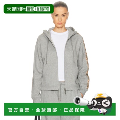 1h可退 香港直邮潮奢 Burberry 巴宝莉 女士 Harper 拉链连帽衫 8