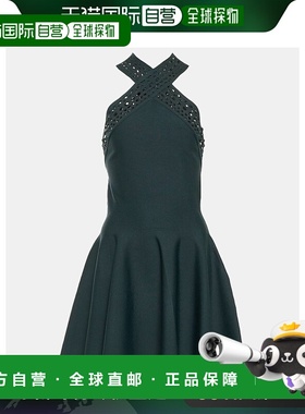 香港直邮Alaia 女士 Vienne 迷你连衣裙 black黑色 舒适时尚