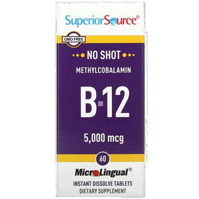 香港直发Superior Source维生素B速溶片膳食补充易吸收健康60片