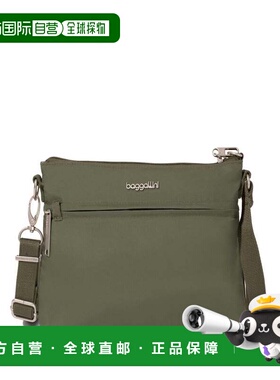 自营baggallini Women's Securtex Anti-Theft Memento Crossbody