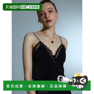 雪纺衫 女士女装 CA23BBL003BK性感 CALIE 韩国直邮ASIF