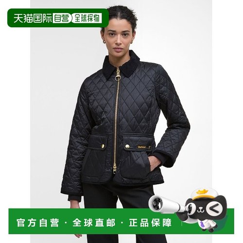 日本直邮Barbour 女士宽松绗缝夹克 半高领双口袋轻便外套 252LQU